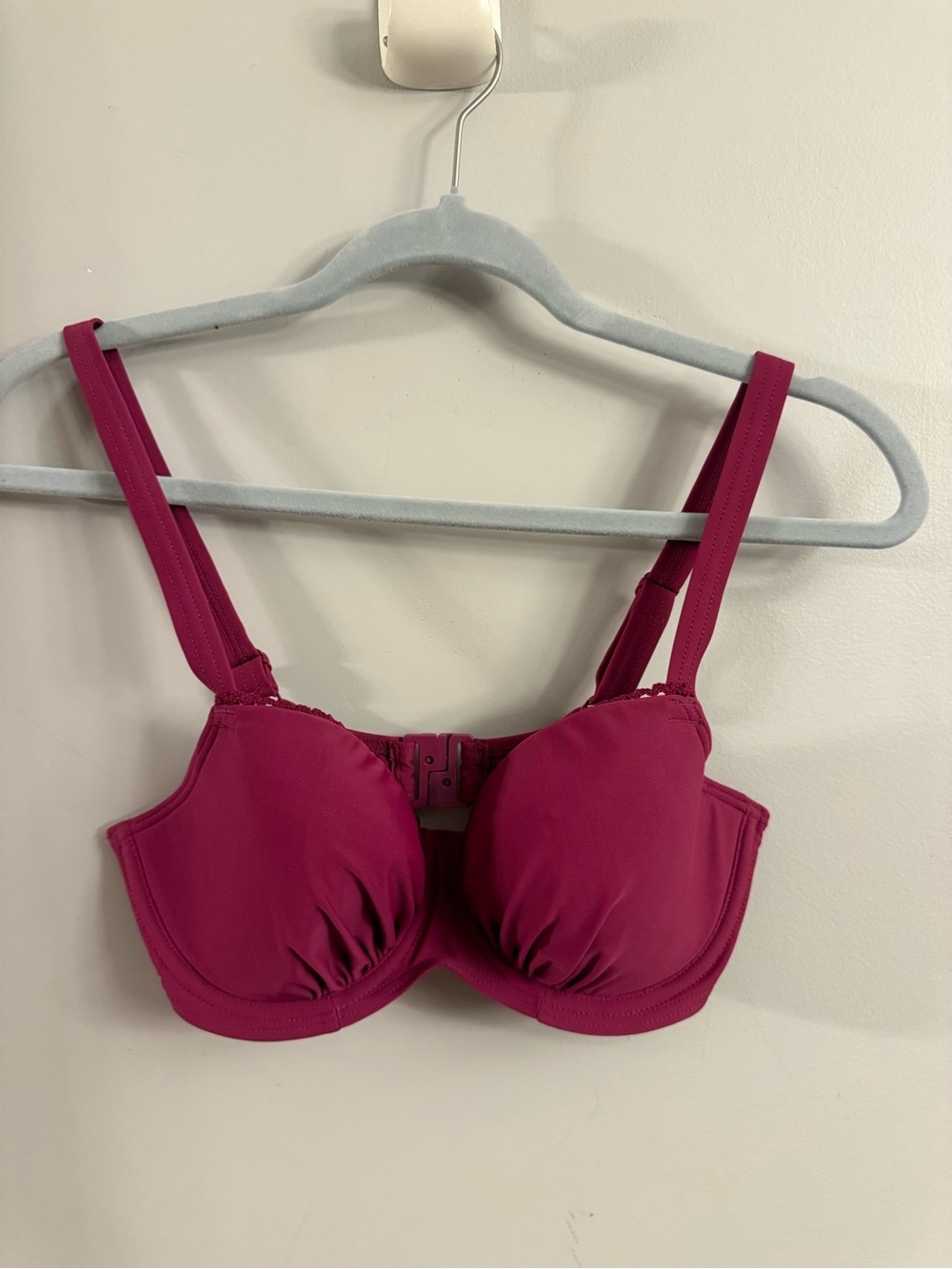 Curvy Kate Magenta Underwire Bikini Top 30F UK 30F US Supportive Swim Top